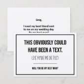 Carte Cela Aurait Pu Être Un Texte Meilleur (Devant / Derrière)