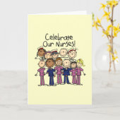 Carte Celebrate Our Nurses (Fleur jaune)