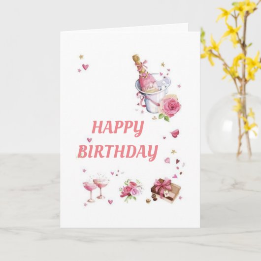 CARTE ***CELEBRATE YOU*** IN STYLE BIRTHDAY CARD (Fleur jaune)