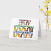 Carte Celebrating the Anniversary of Cancer Remission. (Fleur jaune)