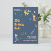 Carte Célébration d'anniversaire personnalisée (Debout devant)