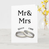 Carte Célébration de 29 ans d'anniversaire de mariage Mo (Fleur jaune)