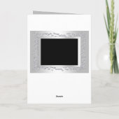 Carte Célébration de 60 ans de mariage : Diamants argent (Dos)