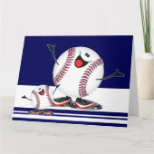 Carte Célébration de baseballs (Devant)