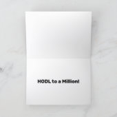 Carte Célébration de Bitcoin à 150000 (Intérieur)