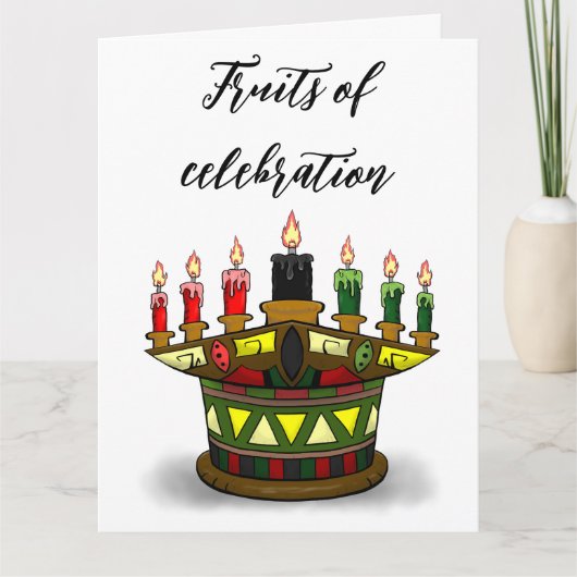 Carte Célébration de fruits frais (Devant)