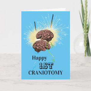 Carte Célébration de la craniotomie des ballons à cervea
