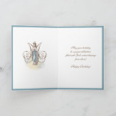 Carte Célébration de la fête de la Vierge Marie Lourdes (Intérieur)