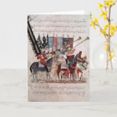 Carte Célébration de la fin de Ramadan (Fleur jaune)