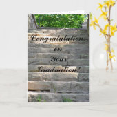 Carte Célébration de la graduation (Fleur jaune)