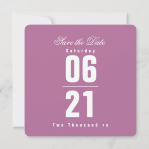 Carte Célébration de la lavande royale Solid Enregistre