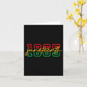 Carte Célébration de la liberté afro-américaine du Junet (Fleur jaune)