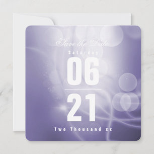 Carte Célébration de la passion violette Mariage Enregi