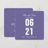 Carte Célébration de la passion violette|Solid |Enregist (Devant / Derrière)