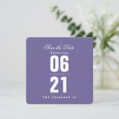 Carte Célébration de la passion violette|Solid |Enregist (Debout devant)