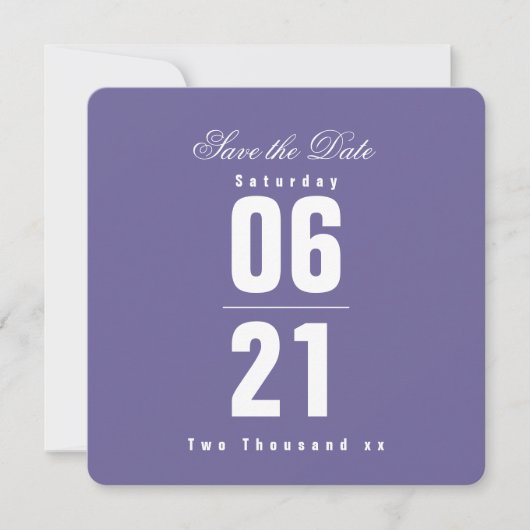 Carte Célébration de la passion violette|Solid |Enregist (Devant)
