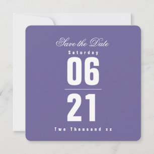 Carte Célébration de la passion violette Solid Enregist