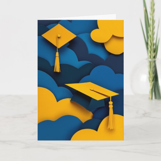 Carte Célébration de la remise des diplômes (Devant)