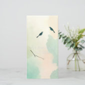 Carte Célébration de la vie Fête de funérailles artisana (Debout devant)