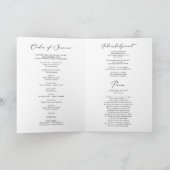 Carte Célébration De La Vie Photo Funeral Memorial Progr (Intérieur)