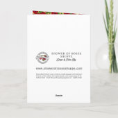 Carte Célébration de l'anniversaire du prêtre Vierge Mar (Dos)