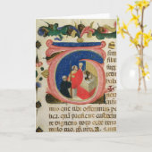 Carte Célébration de l'eucharistie (Fleur jaune)