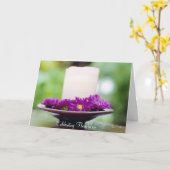 Carte Célébration de leur vie (Fleur jaune)