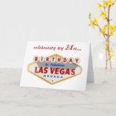 Carte célébration de mon 21ème anniversaire dans la (Fleur jaune)