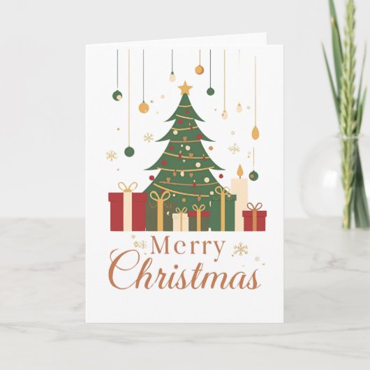 Carte Célébration de Noël Cosy (Devant)