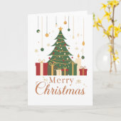 Carte Célébration de Noël Cosy (Fleur jaune)
