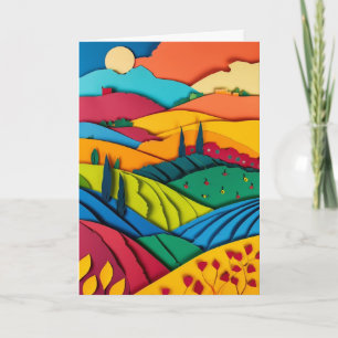 Carte Célébration de vigne vibrante