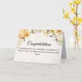 Carte Célébration de vos réalisations remarquables (Fleur jaune)