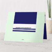 Carte Célébration des baseballs (Dos)