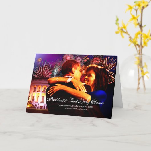 Carte Célébration d'inauguration (Fleur jaune)