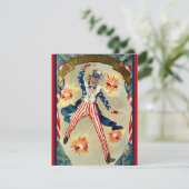 Carte Célébration du 14 juillet - Oncle Sam (Debout devant)