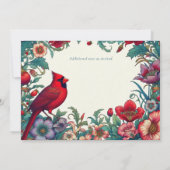 Carte Célébration du cardinal rouge du monument funérair (Dos)