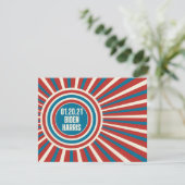 Carte Célébration du Jour de l'Inauguration de Biden Har (Debout devant)