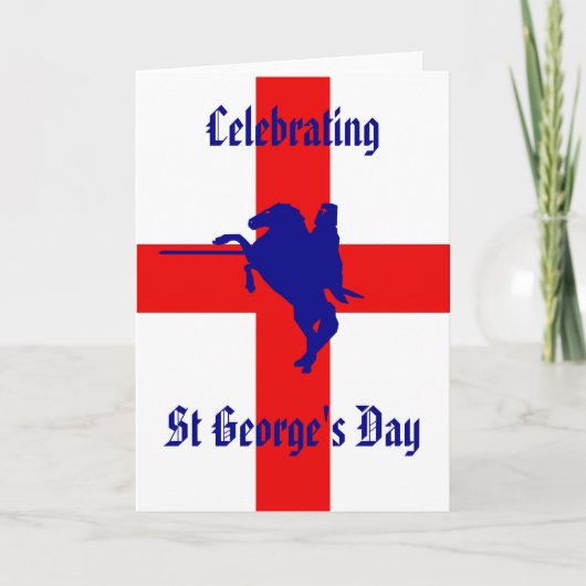 Carte Célébration du jour de St George (Devant)