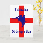 Carte Célébration du jour de St George (Fleur jaune)