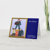 Carte Célébration d'une promotion (Devant)