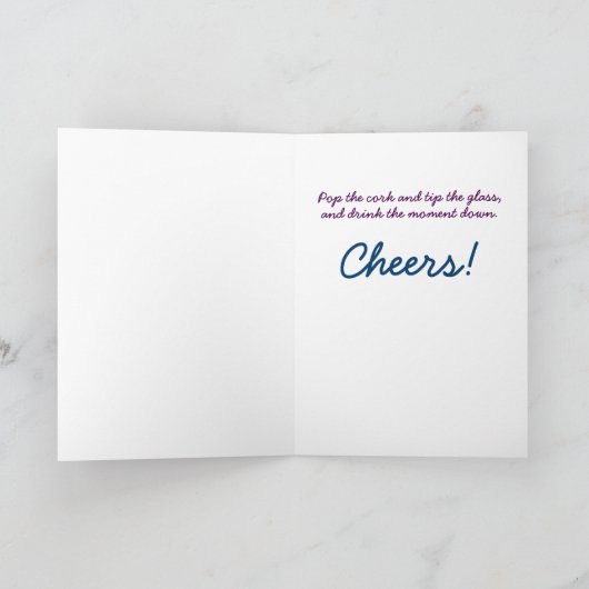 Carte Célébration Félicitations Anniversaire de Mariage (Intérieur)