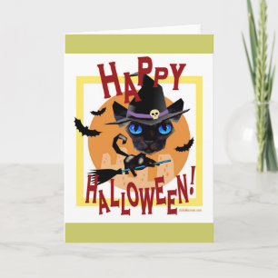 Carte Célébration heureuse de jour de Halloween - multi