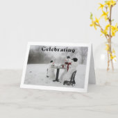 CARTE CÉLÉBRATION **NOTRE ANNIVERSAIRE** (Fleur jaune)
