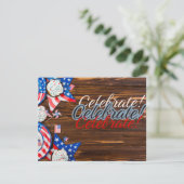 Carte Célébration patriotique (Debout devant)