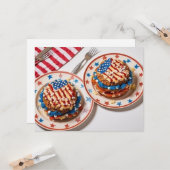 Carte Célébration patriotique (Devant/Arrière en situation)