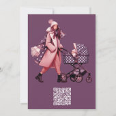 Carte Célébrations d'hiver dans la neige, avec Kittens (Dos)