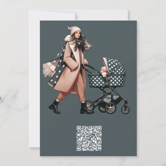 Carte Célébrations d'hiver dans la neige, avec Kittens (Dos)