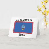 Carte Célèbre À Guam (Fleur jaune)