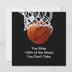 Carte Célèbre Citation Motivationnelle Basketball