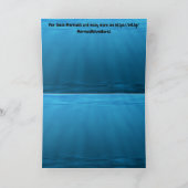 Carte Célèbre poupée habillée en Sirène (Intérieur)